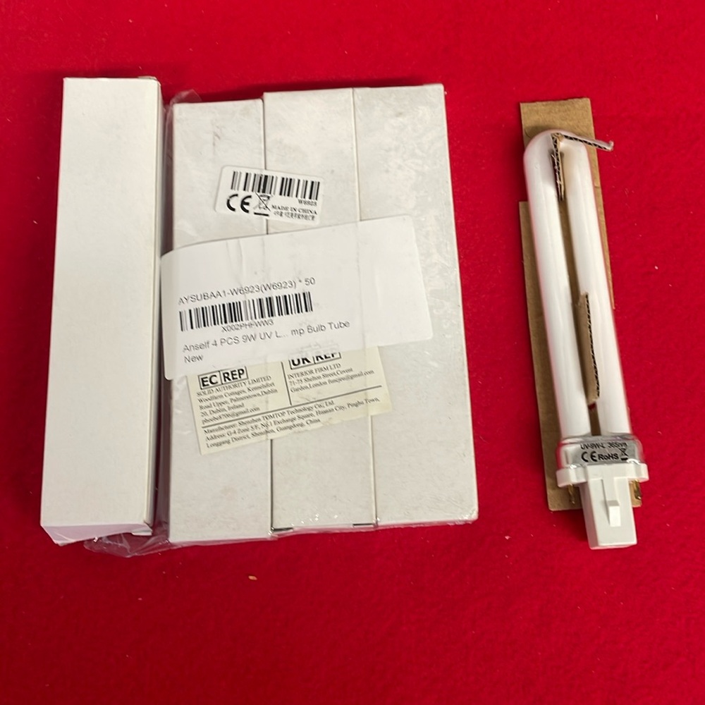 New Anself 4 Pcs 9W Lamp bulb Tube W6923